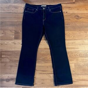 Levi's blue shaping bootcut jeans size 18